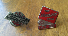 Railroad Hat-Lapel Pin/Tac lot - C&NW Chicago & Northwestern  & Milwaukee Road picture