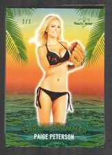 Paige Peterson 149 2025 Bench Warmer Girls of Summer S2 Premium Base Lime Gr 2/3 picture