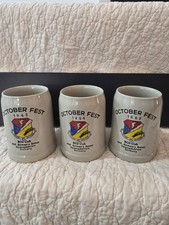 RARE HTF 63 64 65 October Fest Commemorative Steins NCO Airmen's Spangdahlem DE picture