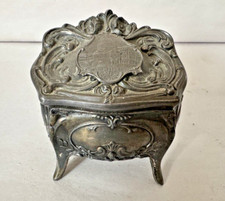Antique Souvenir of Washington D.C. Capitol Jewel Casket Art Nouveau Box picture