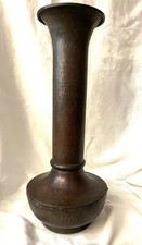 Antique Roycroft Metal Shop American Beauty copper Vase 19” picture