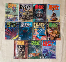 Vintage Heavy Metal Magazine Lot 1979 (11 Issues) 70s Sci-Fi Art Alien Movie picture