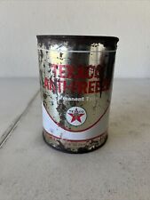 Vintage Texaco Antifreeze Permanent Type 1 Gallon Metal Oil Can NOS Full picture