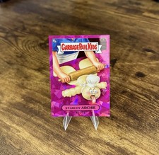 2022 Topps Garbage Pail Kids Starchy Archie 41/75 Sapphire Fuchsia SP #197B picture