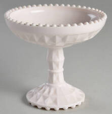 Jeannette Shell Pink Milk Glass Round Compote 12466912 picture