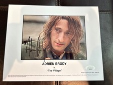 Signed Adrien Brody 8x10 Presss Photo JSA Certified The Village picture