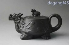 Chinese Yixing Purple Clay Teapot Zhini Turtle Dragon Zisha Teapot picture