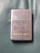 Extremely Rare 1967 Vietnam FRTIZ Things To Do Today Zippo Lighter picture