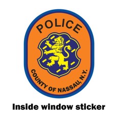 NASSAU County Sticker, INSIDE WINDOW MOUNT, MADE IN USA picture