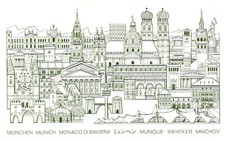 Monaco Di Baviera Munich Germany QSL DJ9MJ Radio Postcard picture