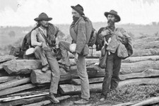 Confederate Prisoners PHOTO, 1863 Gettysburg, Civil War CSA,Three Rebel Soldiers picture