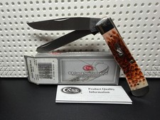 Case XX 41510 6254 SS Caramel Bone Trapper Knife NEW NOS w/ Box *Discontinued* picture