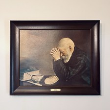 Vtg. Enstrom “GRACE” 20 x 24 Framed Wall Art By TURNER w/Brass Plaque BEAUTIFUL picture