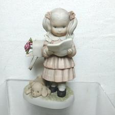 Pretty as Picture Bahner Studios Figurine Vintage Enesco Signed Sealed Delivered picture