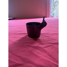 Vintage Napier Silver Plate One Finger Jigger Shot Glass MidCenturyBarwareSigned picture