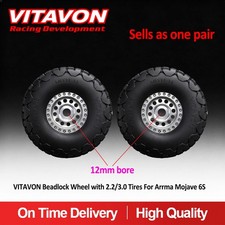 VITAVON Beadlock Wheel with 2.2/3.0 Tires For Arrma Mojave 6S 1/7 picture