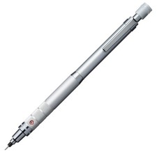 Uni Kuru Toga Roulette Model Auto Lead Rotation 0.5mm Mechanical Pencil, Silv... picture