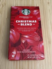 5)STARBUCKS VIA INSTANT CHRISTMAS BLEND RARE AGED SUMATRA SPICED CHOCO & SPRUCE picture