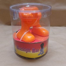 New Orange Lite-Works Blacklight Man Lamp Base With Blacklight picture
