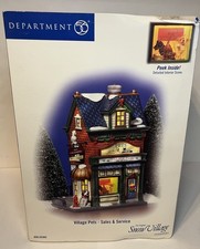 DEPARTMENT 56 CHRISTMAS SNOW VILLAGE PETS SALES & SERVICE #55365 2004 IN BOX picture