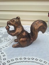 Metal Squirrel Figurine with Unknown Surface Alloy picture