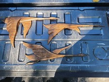 Vintage Set of MCM Sexton Canadian Geese Flight  Wall Sculpture Art USA 20