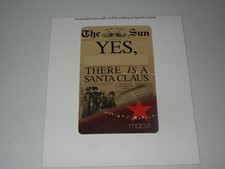 MACY'S YES, ___THERE IS A SANTA CLAUS CHRISTMAS COLLECTIBLE GIFT CARD *NO VALUE* picture