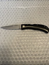 Vintage Jess Horn Lockback 1998 - Russell A. G. Folding Knife Folder Japan ( 9 ) picture