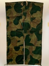 VTG Old Belgian Moon & Balls Camo Trousers Parachutist Commando Belgium Army 50s picture