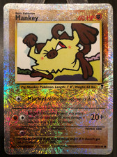 Mankey Pokemon 81/110 Legendary Collection 2002 REVERSE HOLO (English) MP picture