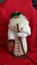 Vintage 90s Ditz Design by Hen House white winter Father Xmas Santa 29