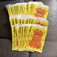 Vintage 1995 Fun World Halloween 35 Pack Trick or Treat Candy Bags NEW Unused  picture