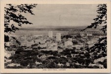 Vintage 1936 MONTREAL Quebec Canada Postcard Bird's-Eye Panorama City View picture