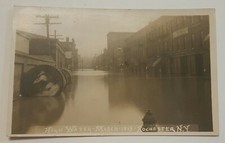 (2) Historic Flood March 1913 Rochester New York RPPC NY Disaster Lot of 2 picture
