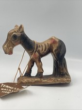 Vintage Syroco Brown Bay Hungry Horse Figurine Skinny Boney Sway Back picture
