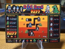 Custom Atari 2600 Kiss Dig Dug Video Game