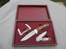 WINCHESTER 2006 LIMITED EDITION KNIFE SET IN WOOD CASE picture