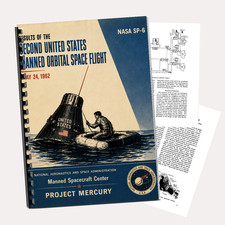 NASA Project 1962 Manned Orbital Space Flight Results SP-6 Manual 113P picture