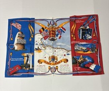Rare Vintage Cotton Tea Towel D.Day Souvenir, Josette Franco Callo France picture