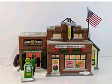 Department 56 Bucks County John Deere Christmas Village Building Set of 2 Boxed picture