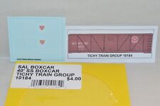 HO scale decals Tichy Train Group 10184 Seaboard Air line RR 40' SS box car picture