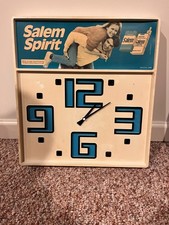 Vintage Salem Spirit Cigarette Clock picture