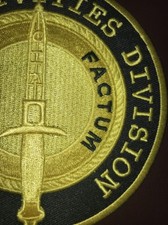 CIA SAD Special Activities Division SOG Latebra Factum 5 Inch Patch Limited picture