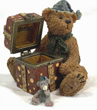 Boyds Bear Trinket Box HAPPY BIRTHDAY #2277802 Numbered EDITION W/TINY TRINKET picture