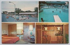 Post Card Conoco Motel, Cafe & Service Station Multiview Post Card J22 picture
