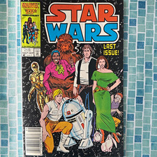 Marvel Comics Star Wars #107 (1986) Last Issue Newsstand Variant Goodwin picture