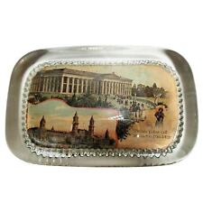 Temple Of Fraternity Building Photo Glass Paperweight St. Louis picture