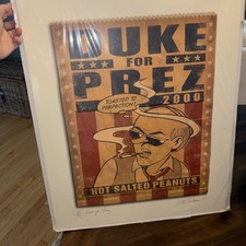Artwork Trudeau Signed Ltd Ed Doonesbury Starbucks Duke For Prez2000 Schultz COA picture