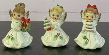 joseph’s originals  Christmas Angel figurines Holiday Vintage 1950’s Rare picture