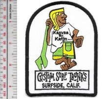 Surfing USA Custom Surf Trunks Canvas by Katin 1960s Surfside California Patch picture